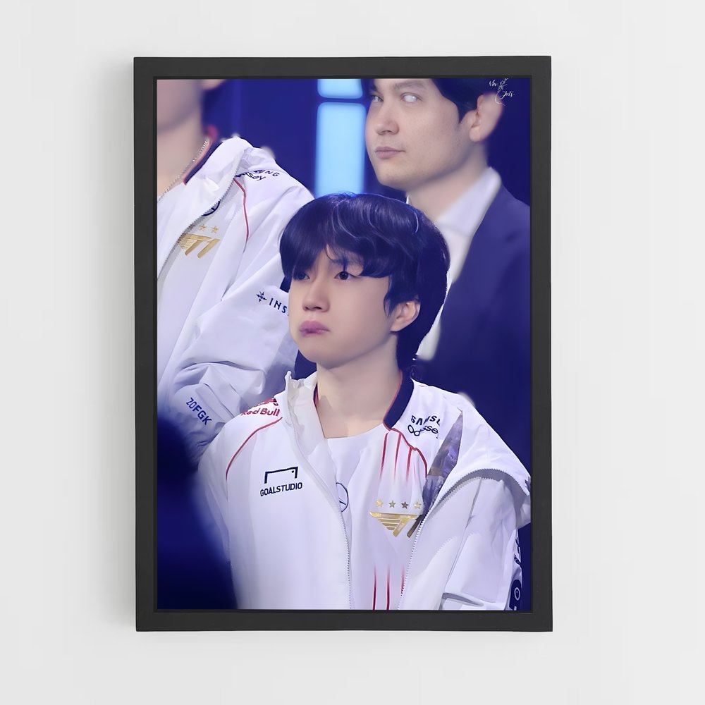 Poster Keria Audacieux – affiche Esports (vue 2)