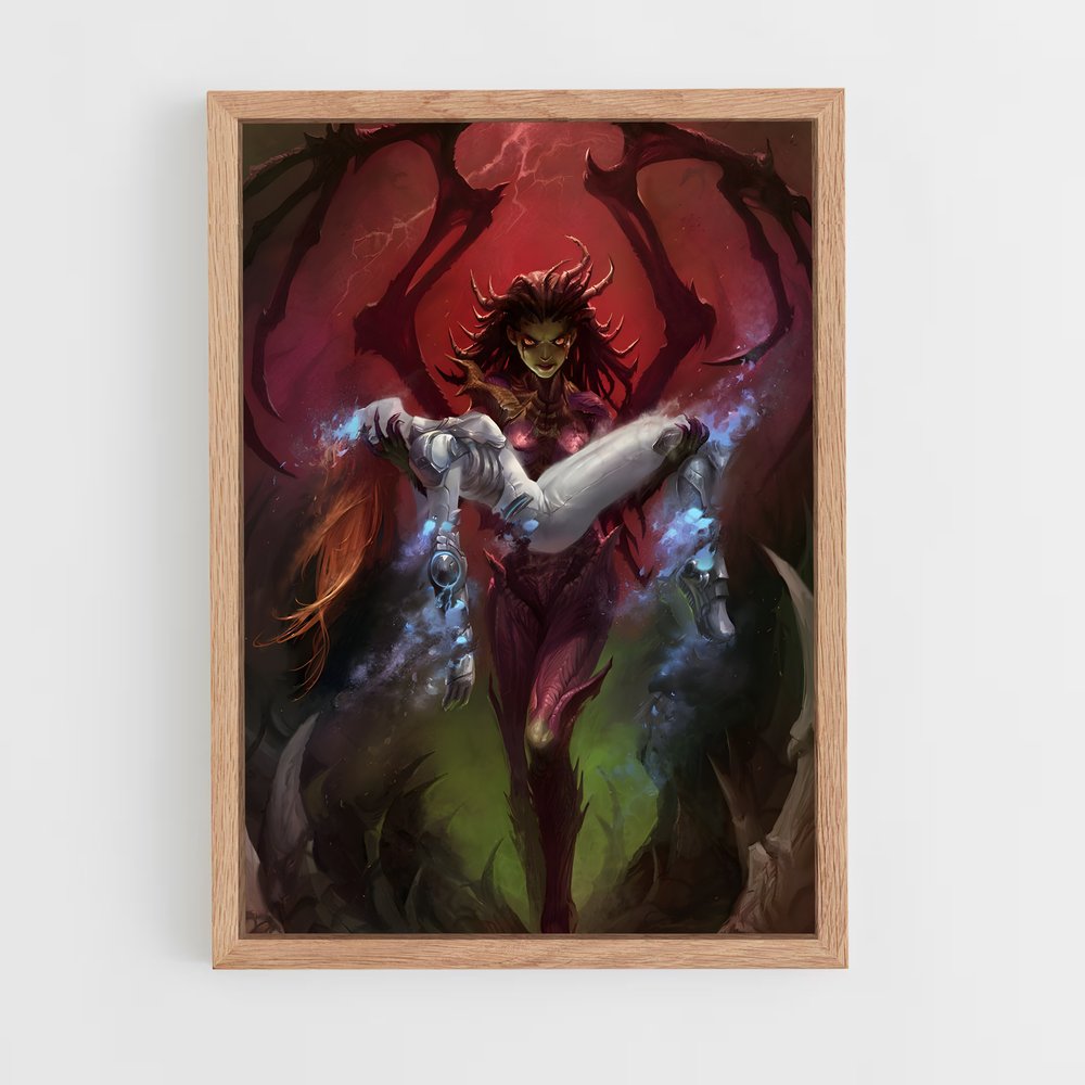Poster Kerrigan Osez – affiche Starcraft (vue 4)