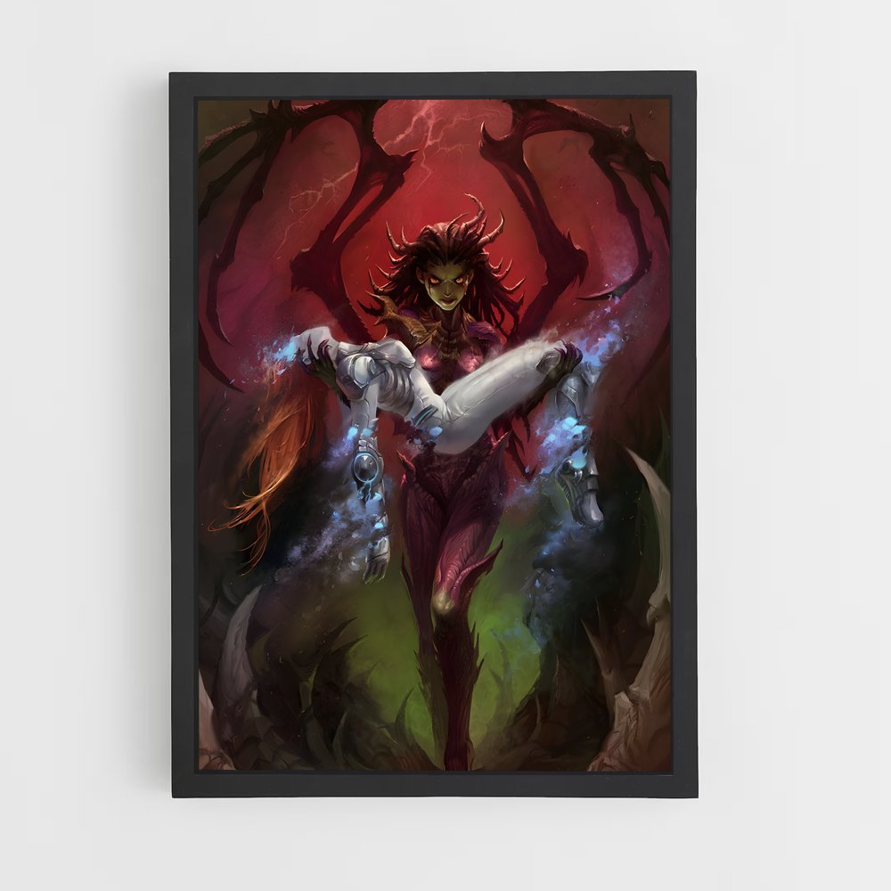 Poster Kerrigan Osez – affiche Starcraft (vue 2)