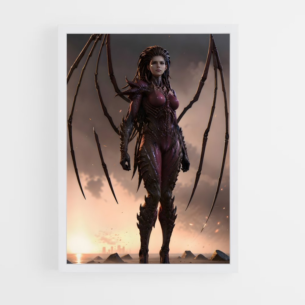 Poster Kerrigan obscurité – affiche Starcraft (vue 3)
