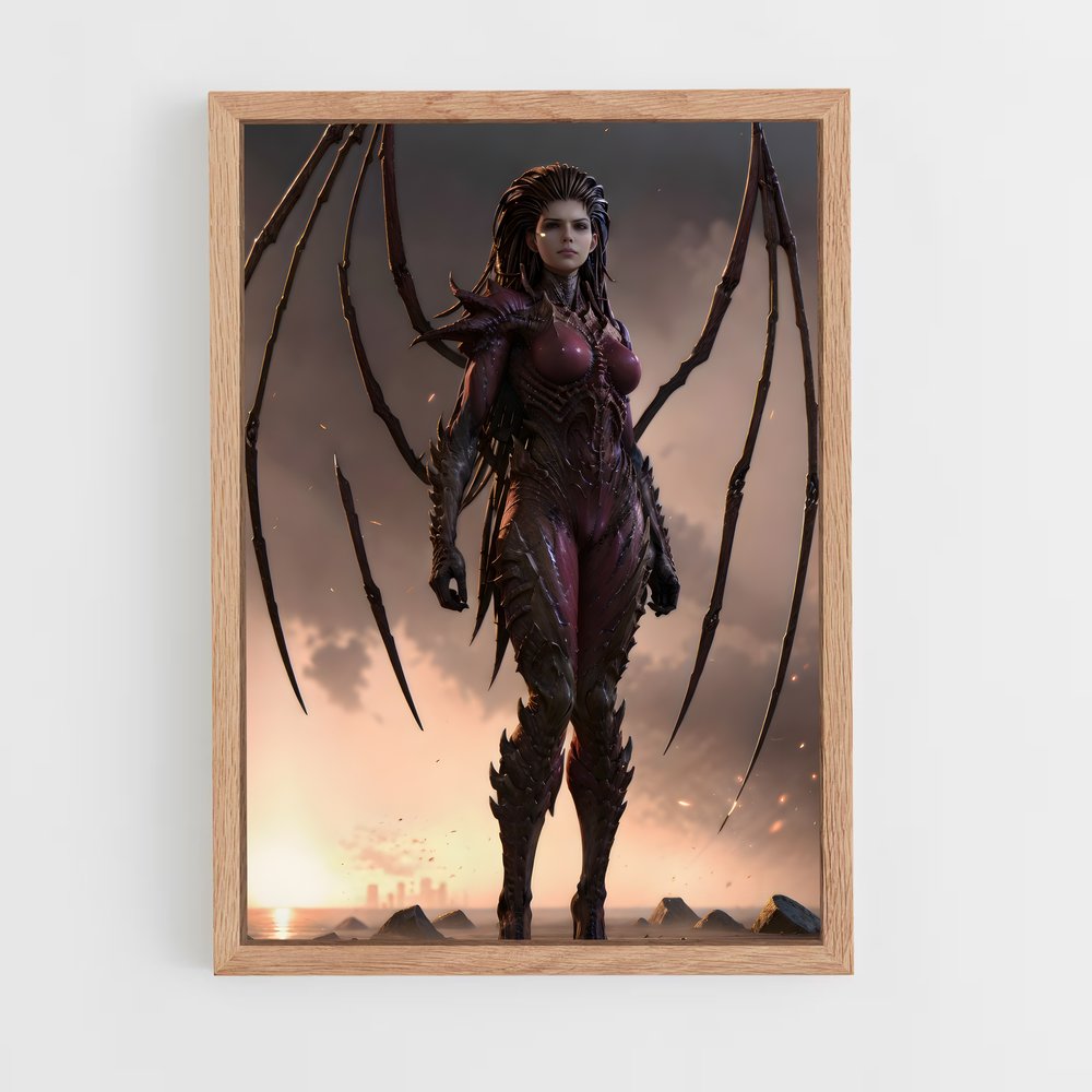 Poster Kerrigan obscurité – affiche Starcraft (vue 4)