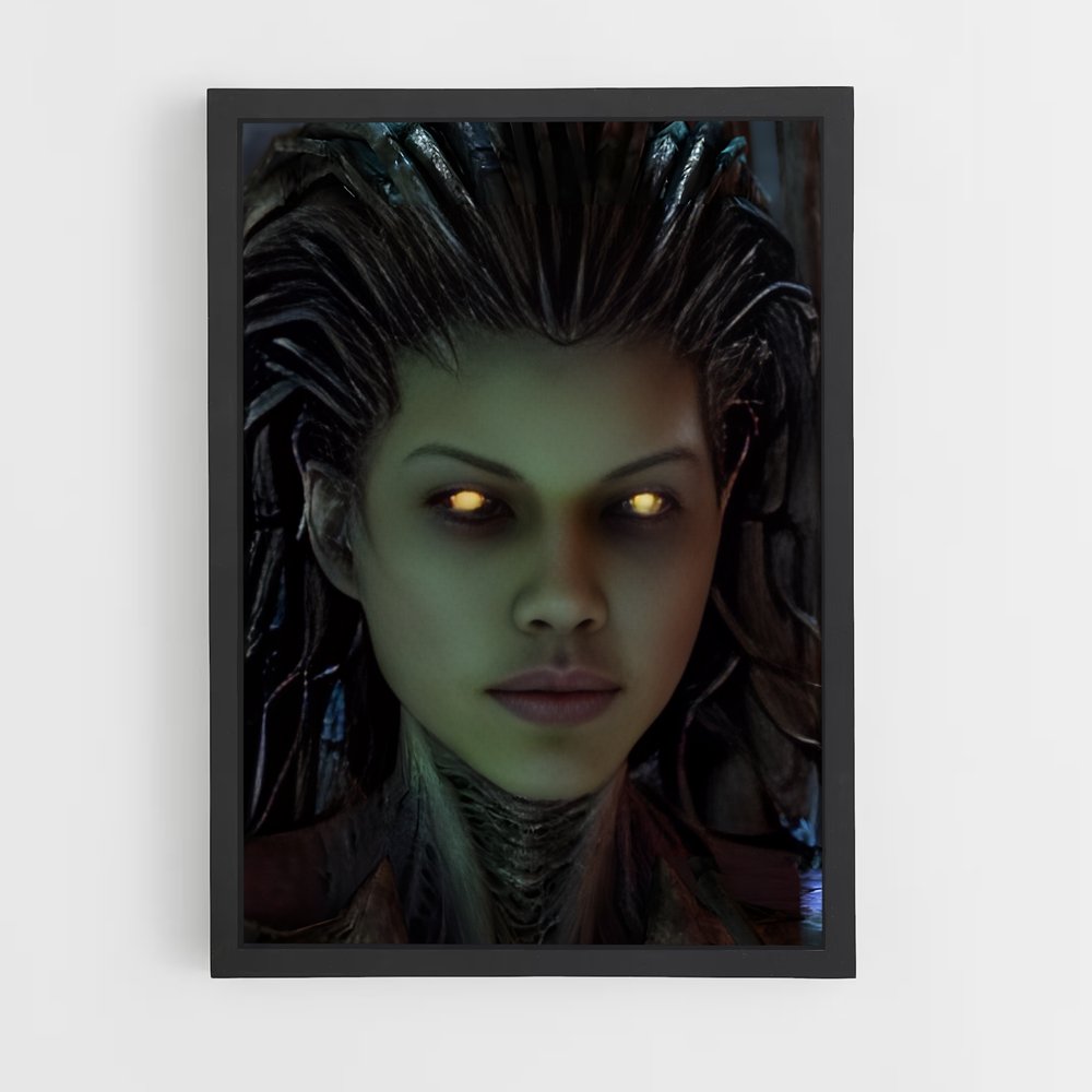Poster L'Œil Éblouissant – affiche Starcraft (vue 2)