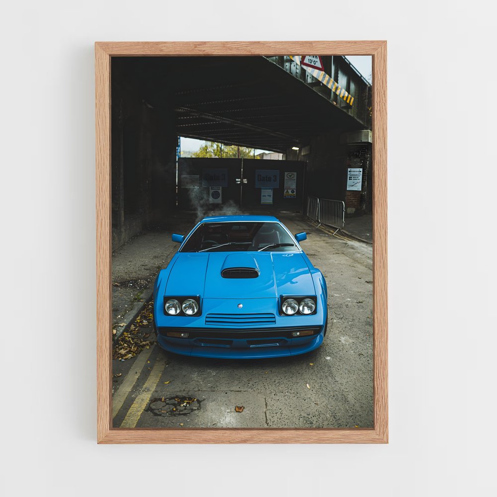 Poster Khamsin figé – affiche Maserati (vue 4)