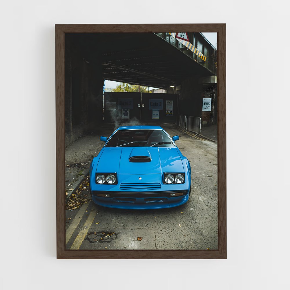 Poster Khamsin figé – affiche Maserati (vue 5)