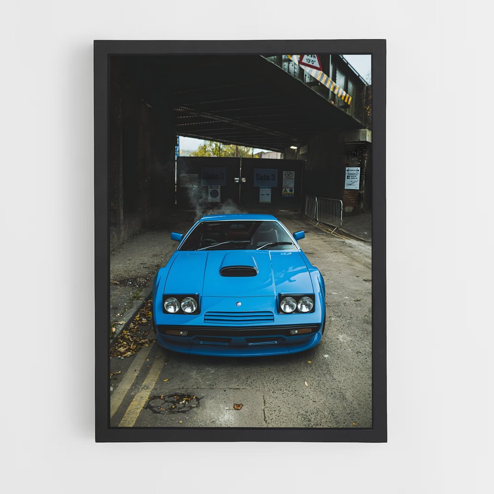 Poster Khamsin figé – affiche Maserati (vue 2)