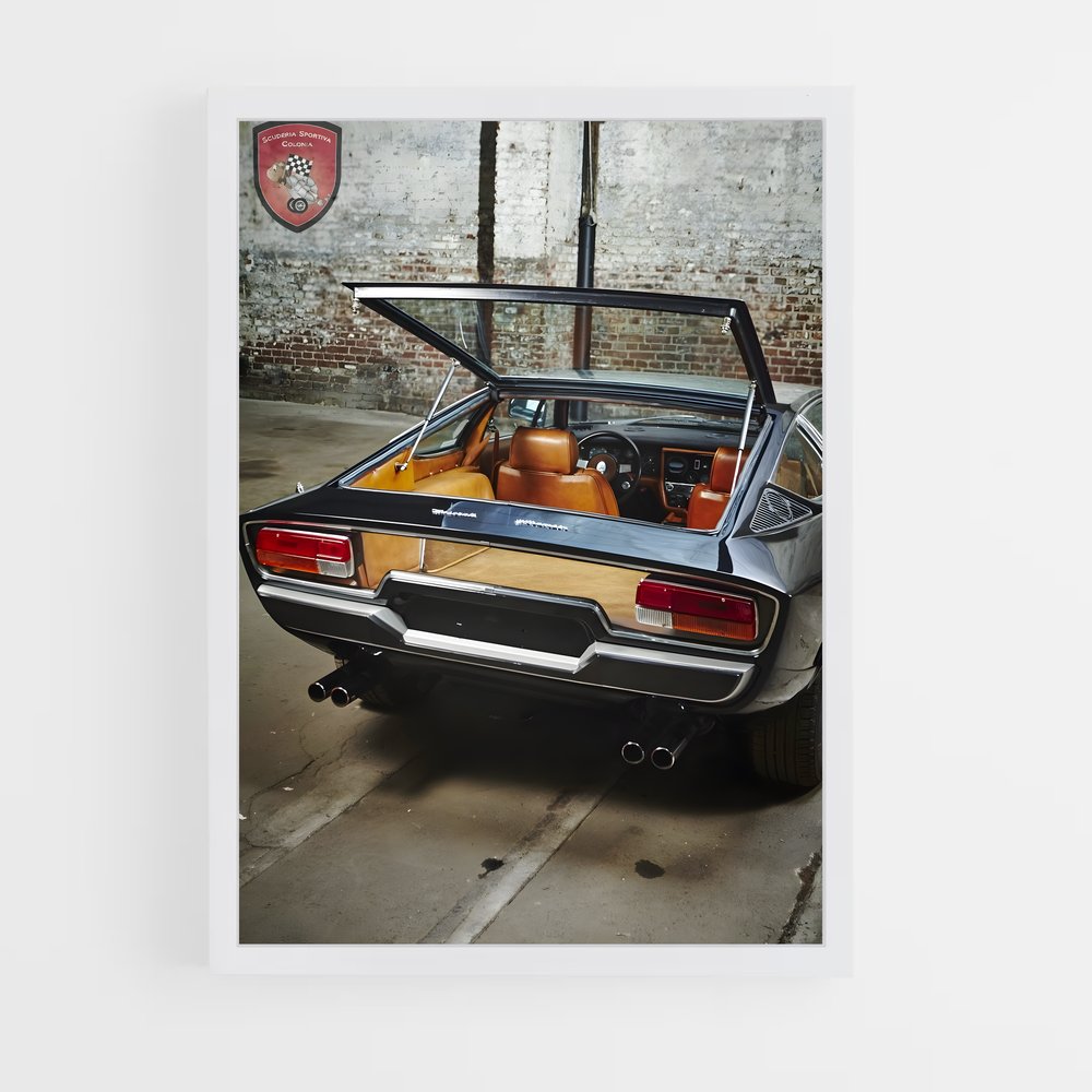 Poster Road Trip Ensoleillé – affiche Maserati (vue 3)