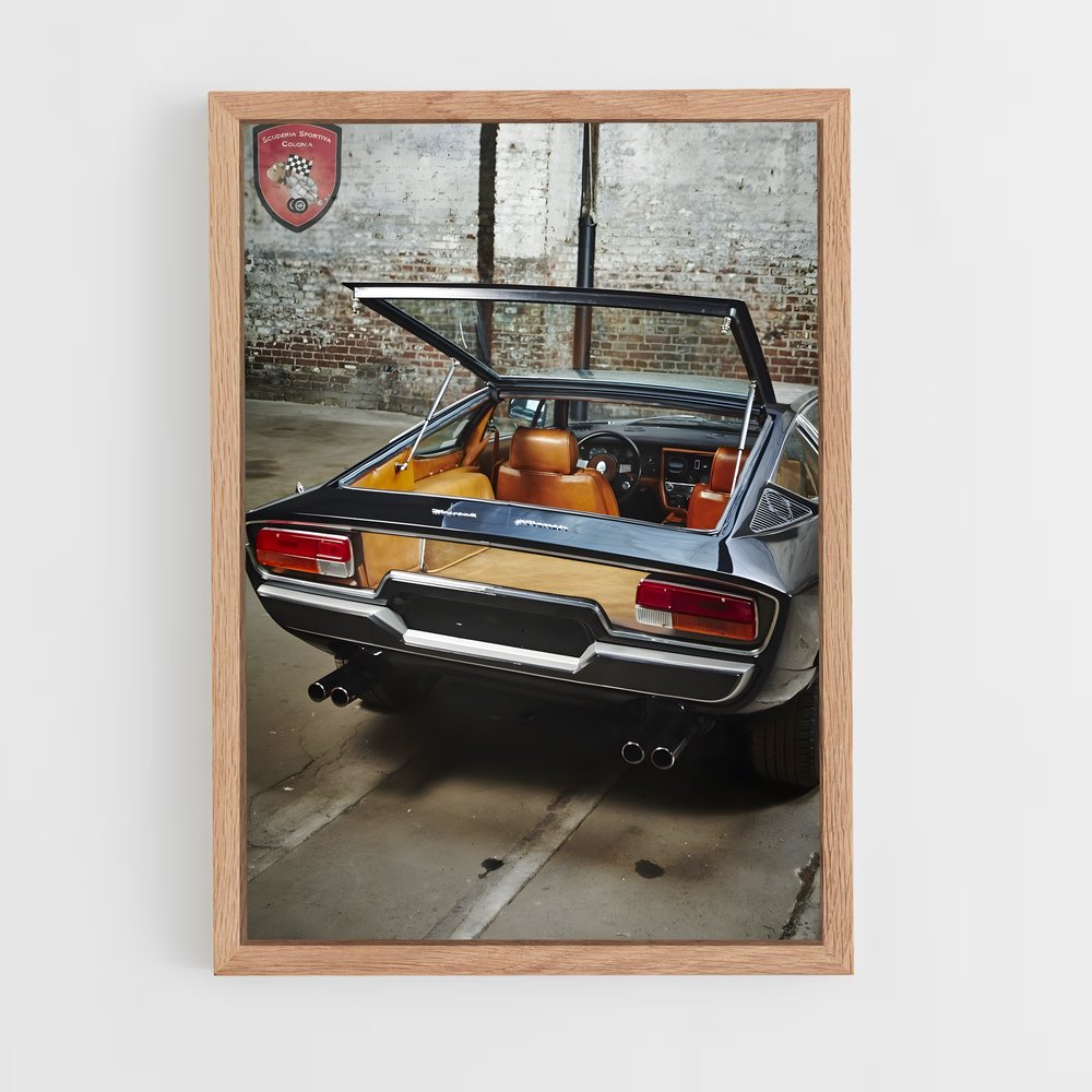 Poster Road Trip Ensoleillé – affiche Maserati (vue 4)