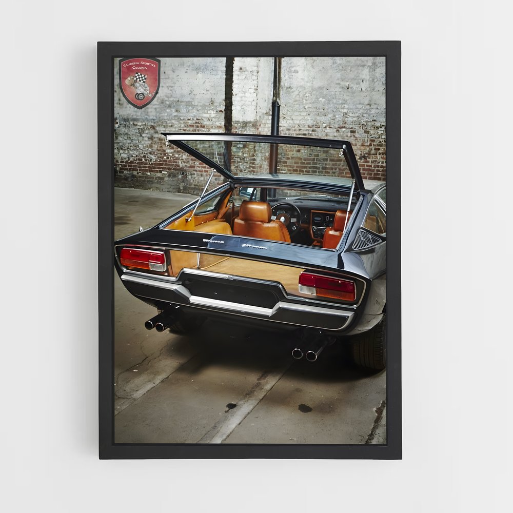 Poster Road Trip Ensoleillé – affiche Maserati (vue 2)