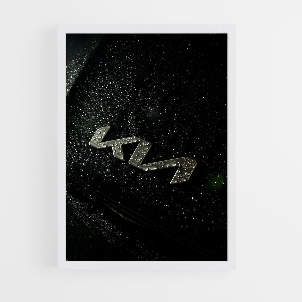 Poster Pluie sur le Capot – affiche Kia (vue 3)