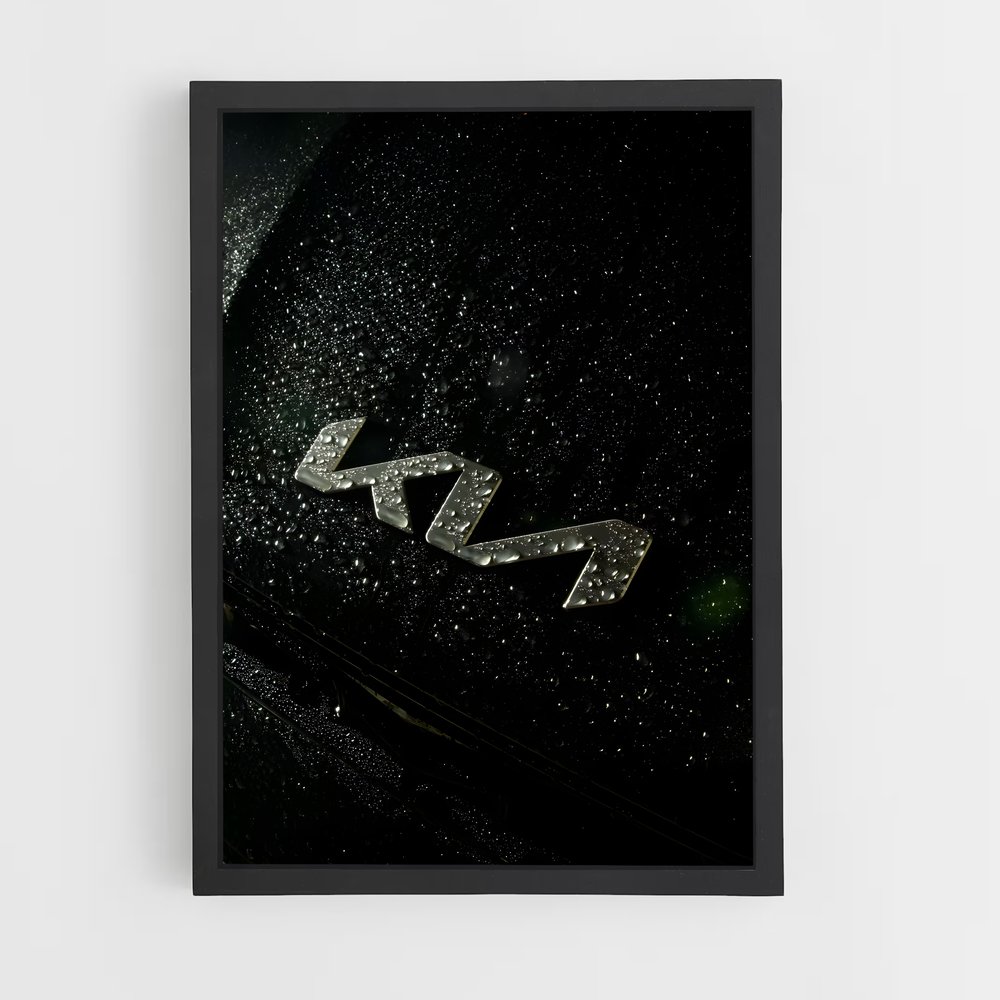 Poster Pluie sur le Capot – affiche Kia (vue 2)