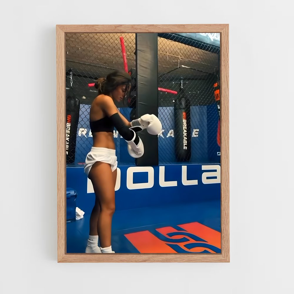 Poster Kickboxing fort – affiche Kick-boxing (vue 4)