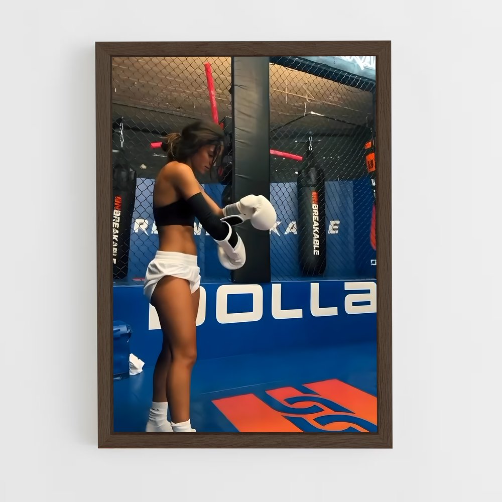 Poster Kickboxing fort – affiche Kick-boxing (vue 5)