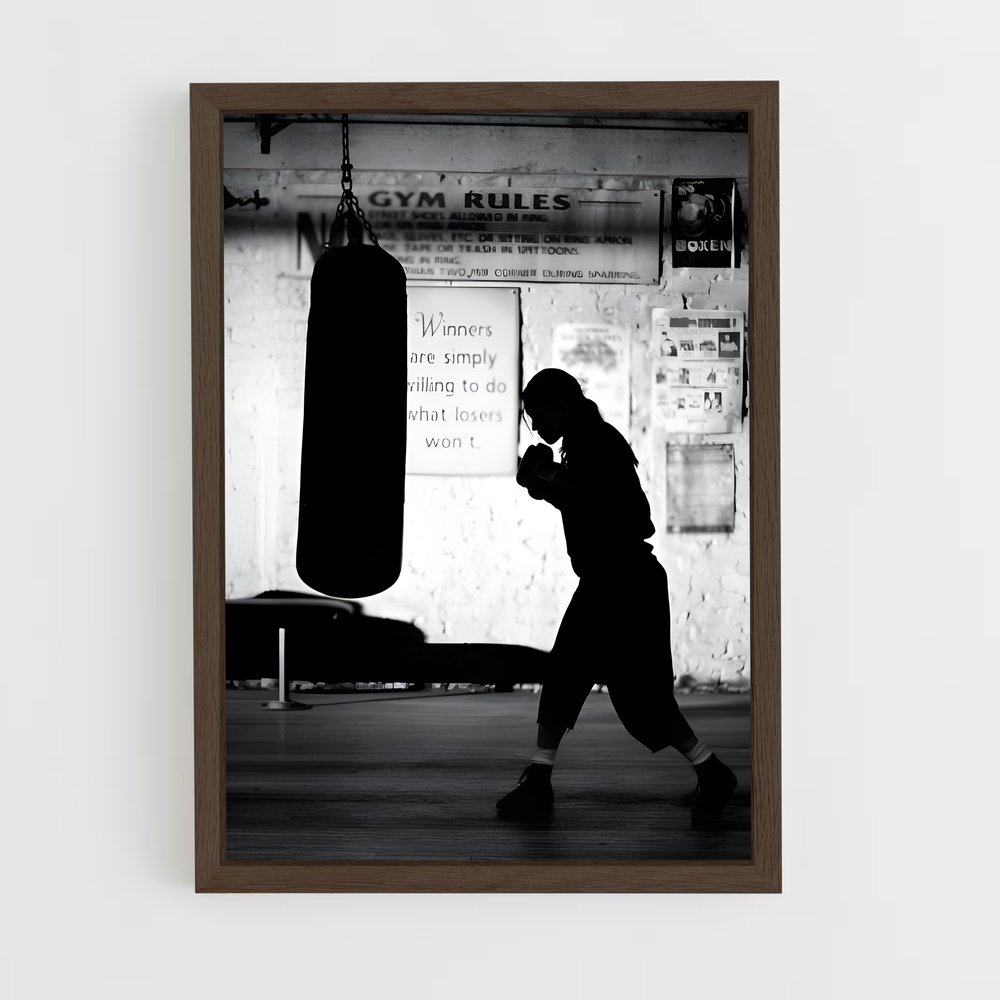Poster Knockout Beauty – affiche Kick-boxing (vue 5)