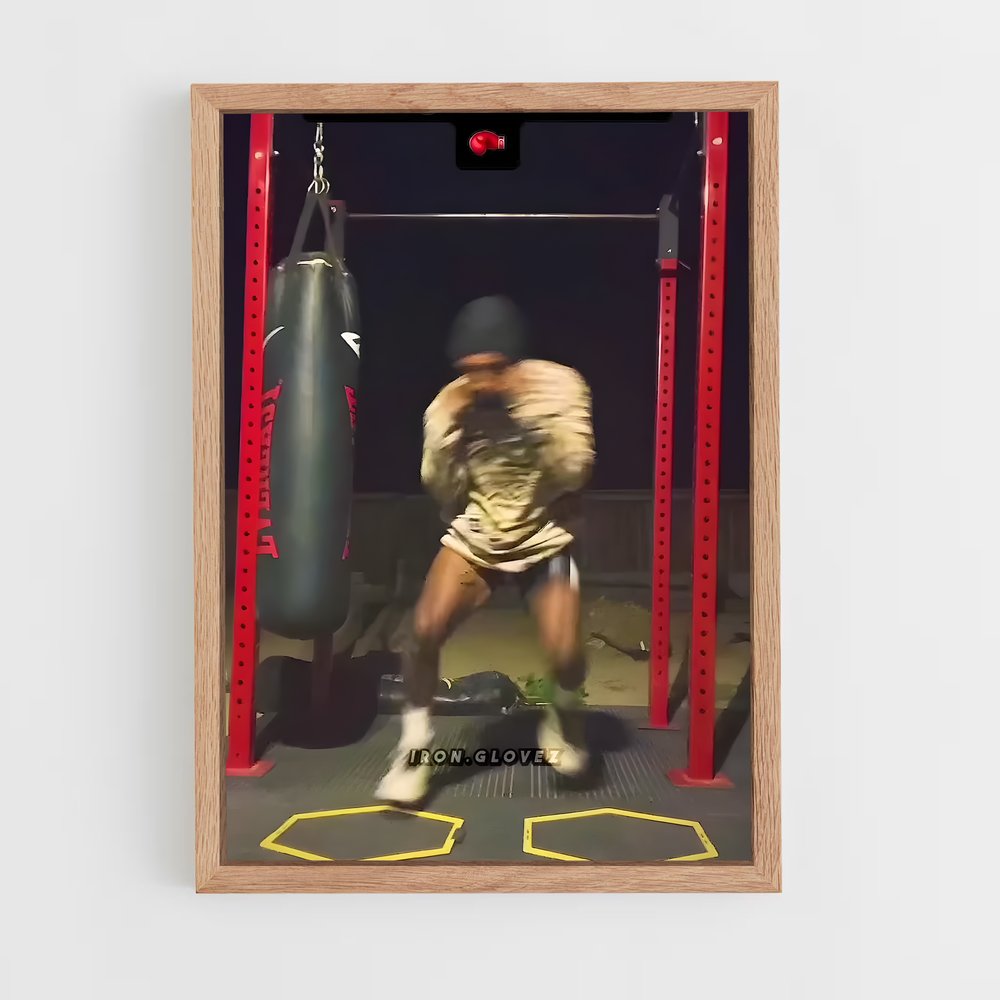 Poster Punch & Kick – affiche Kick-boxing (vue 4)
