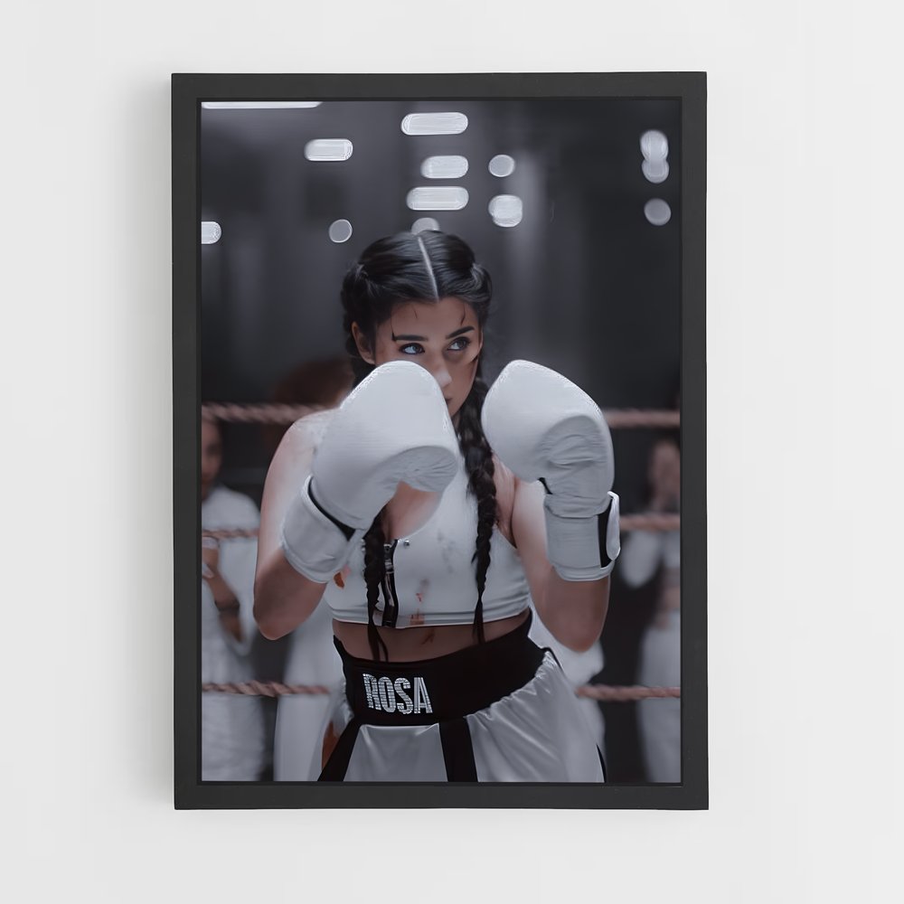 Poster Kickboxing Punch – affiche Kick-boxing (vue 2)