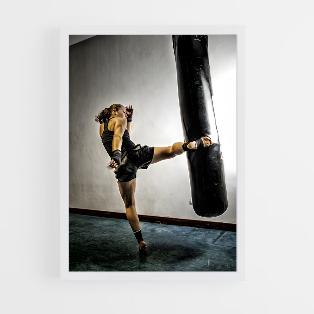 Poster Kicking Dreams – affiche Kick-boxing (vue 3)