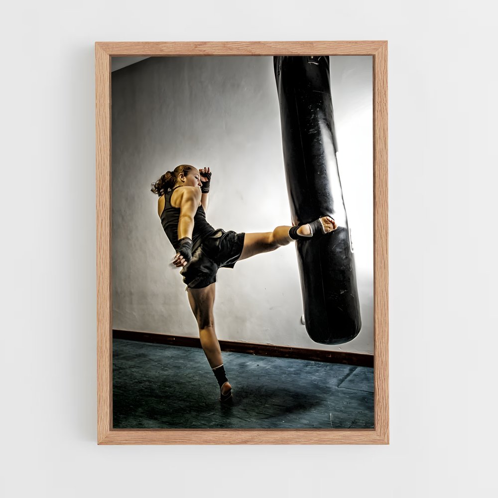 Poster Kicking Dreams – affiche Kick-boxing (vue 4)