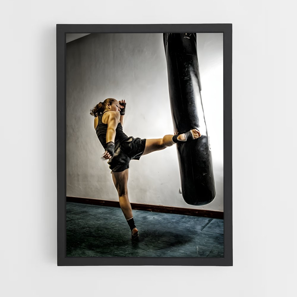Poster Kicking Dreams – affiche Kick-boxing (vue 2)