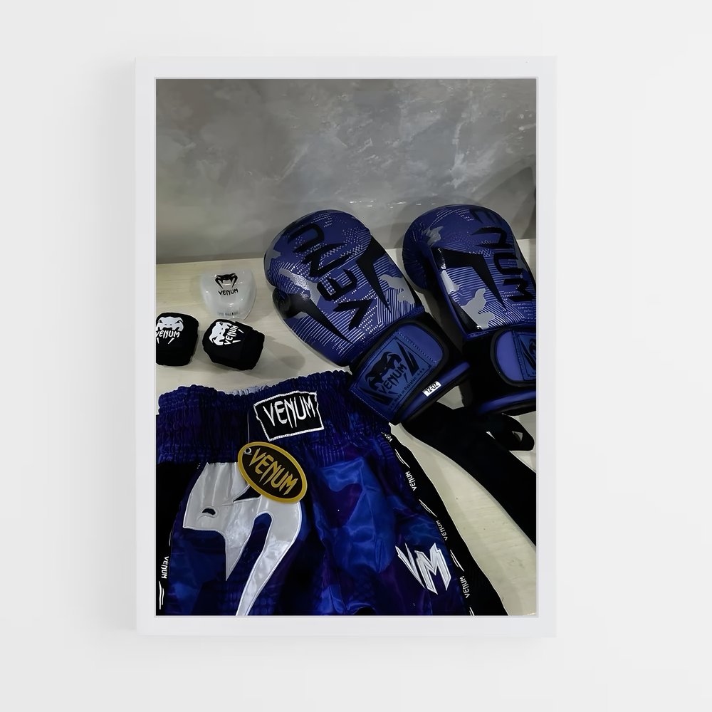 Poster Gants de Choc – affiche Kick-boxing (vue 3)