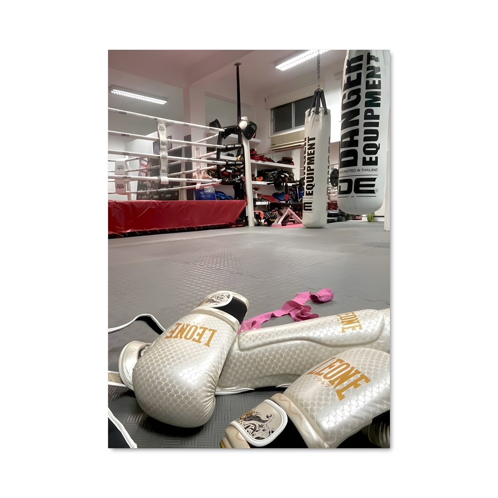 Poster Kickboxing monter – affiche Kick-boxing