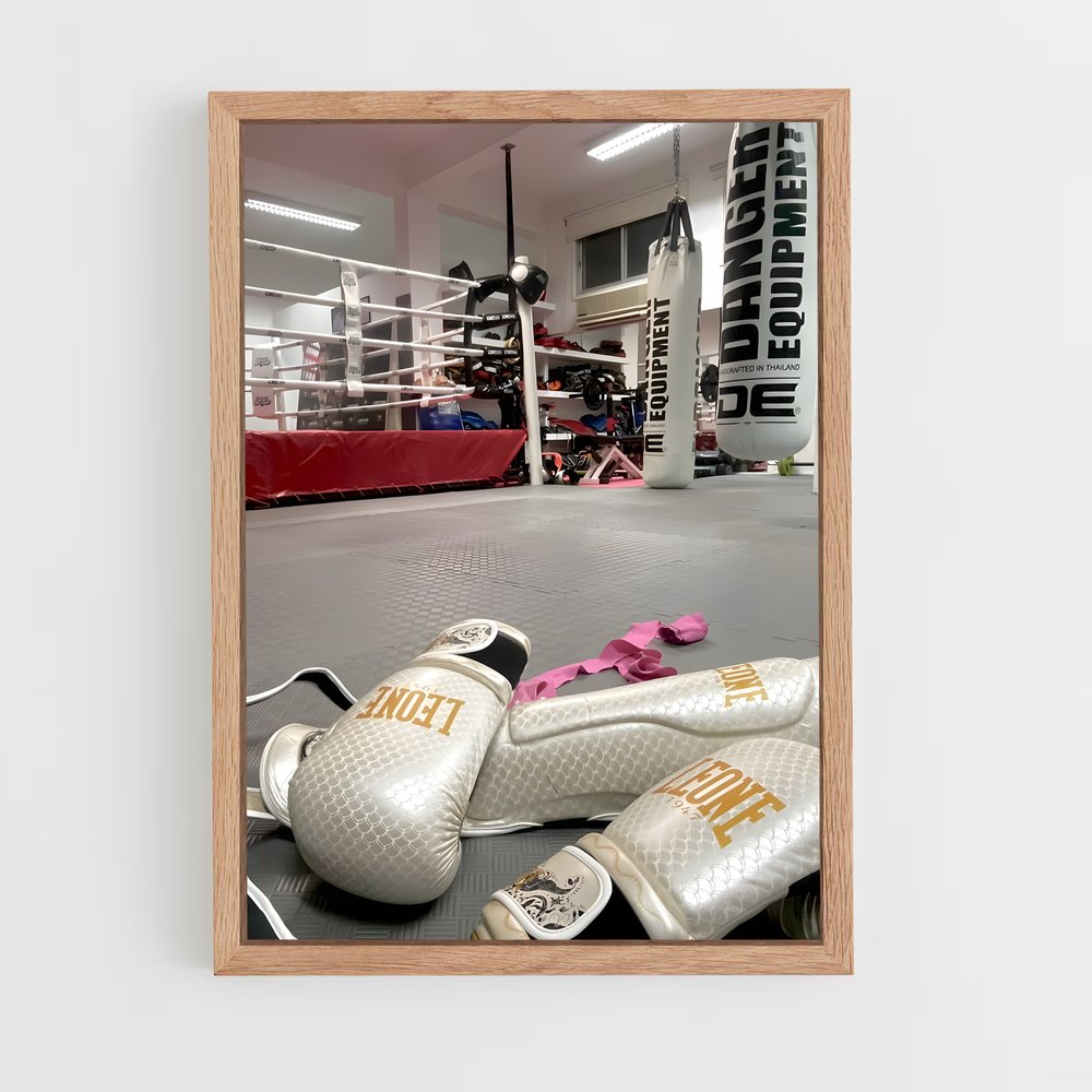Poster Kickboxing monter – affiche Kick-boxing (vue 4)