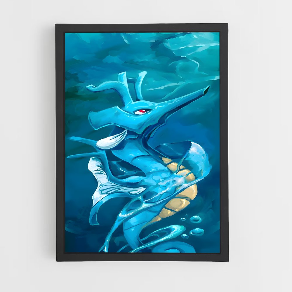 Poster Océan Émeraude – affiche Pokemon (vue 2)