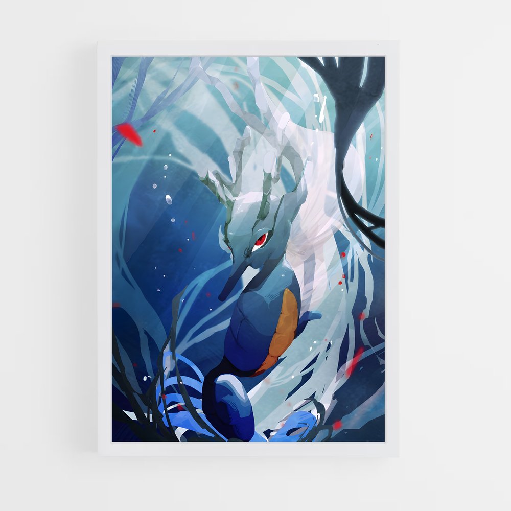 Poster Oceanic Kingdra – affiche Pokemon (vue 3)