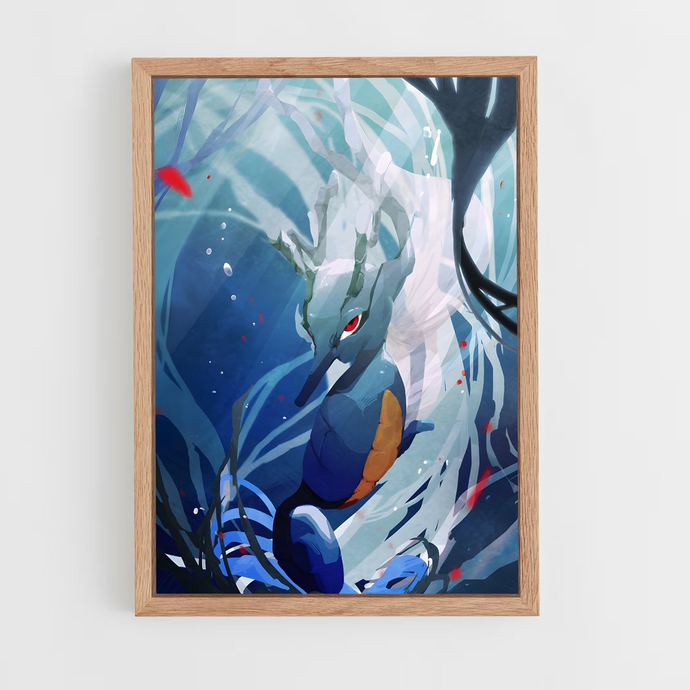 Poster Oceanic Kingdra – affiche Pokemon (vue 4)
