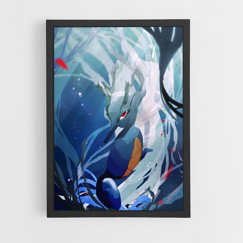Poster Oceanic Kingdra – affiche Pokemon (vue 2)