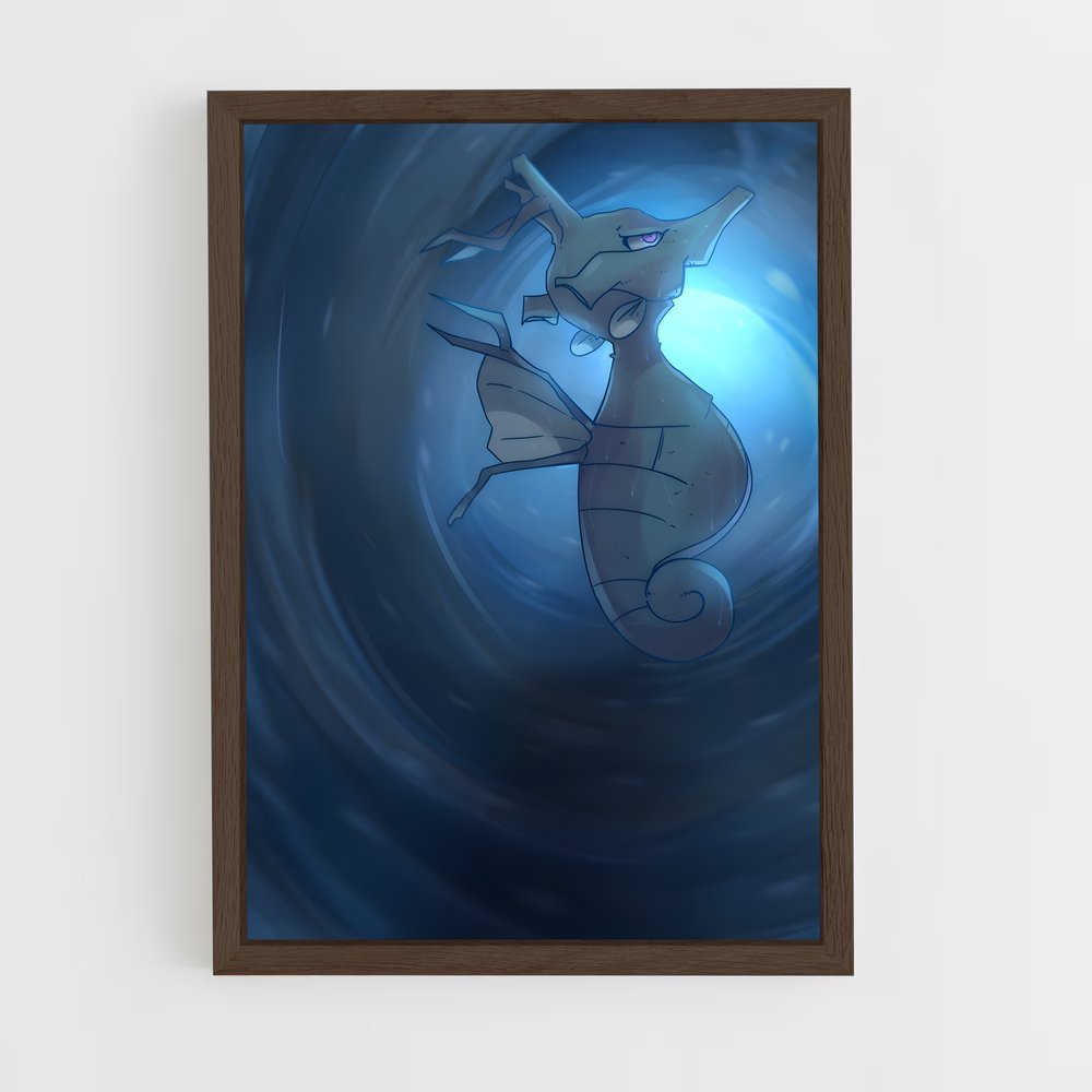 Poster Kingdra en Folie – affiche Pokemon (vue 5)