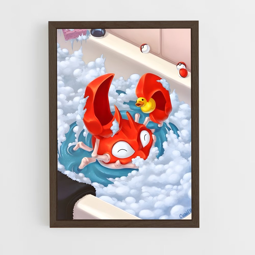 Poster Canard en Bulle – affiche Pokemon (vue 5)