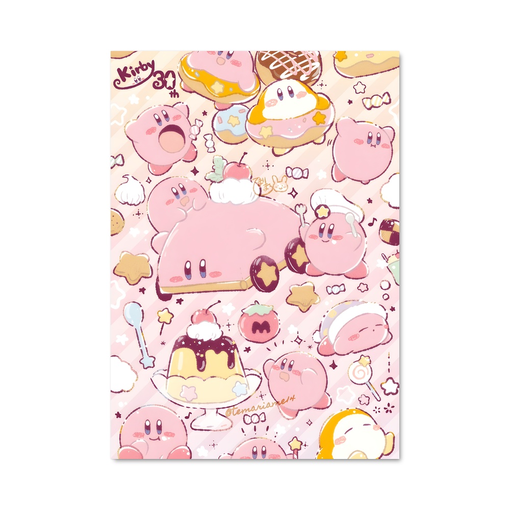 Poster Kirby Kawaii Adventure
