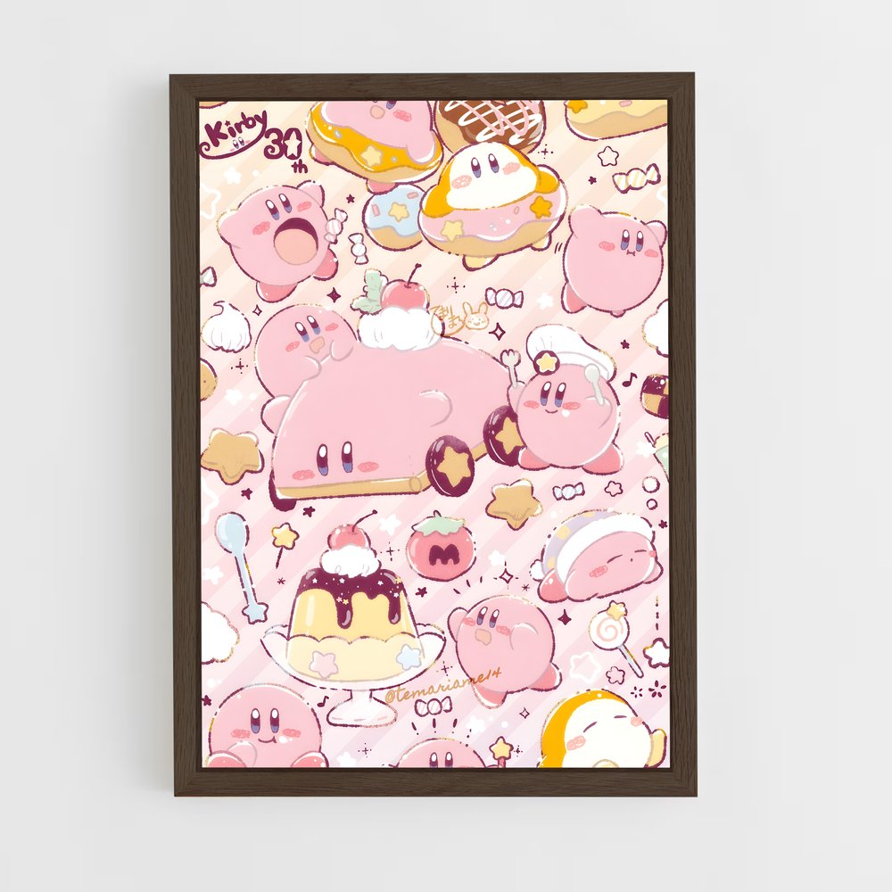 Poster Kirby Kawaii Adventure (vue 5)