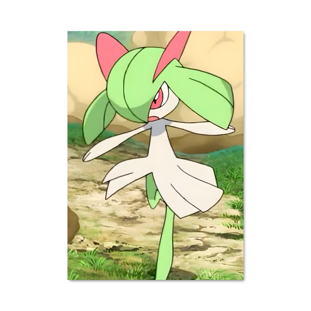 Poster Kirlia en Folie – affiche Pokemon