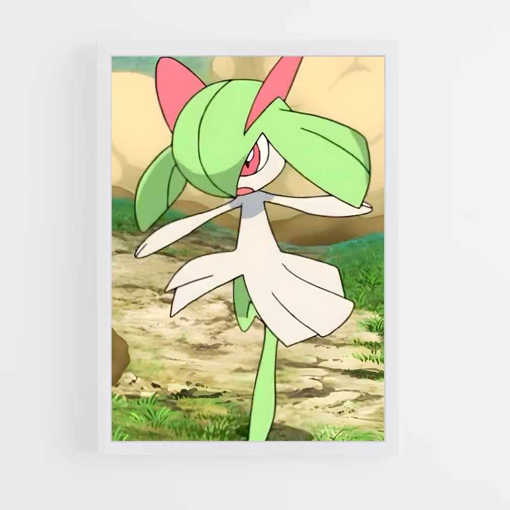 Poster Kirlia en Folie – affiche Pokemon (vue 3)
