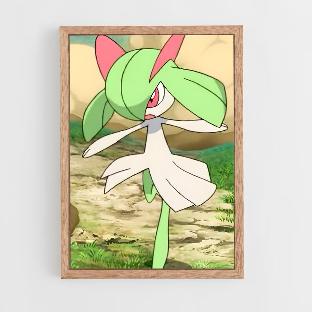 Poster Kirlia en Folie – affiche Pokemon (vue 4)