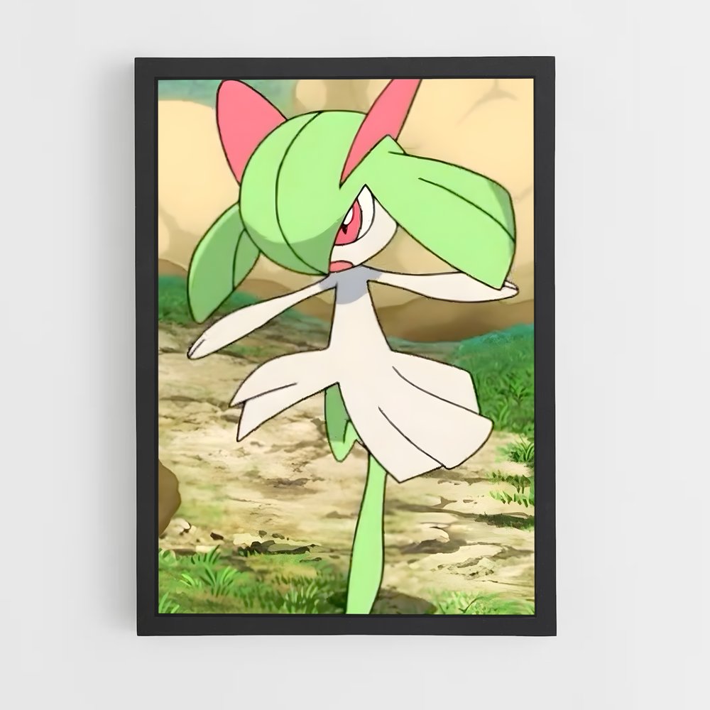 Poster Kirlia en Folie – affiche Pokemon (vue 2)