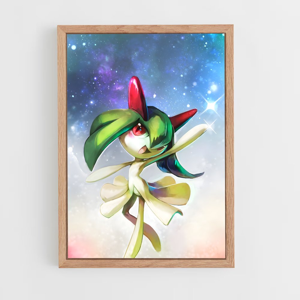 Poster Kirlia en Fête – affiche Pokemon (vue 4)