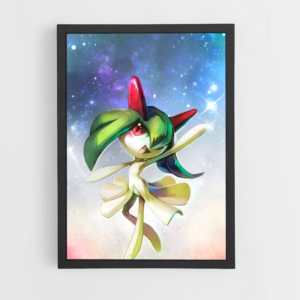 Poster Kirlia en Fête – affiche Pokemon (vue 2)