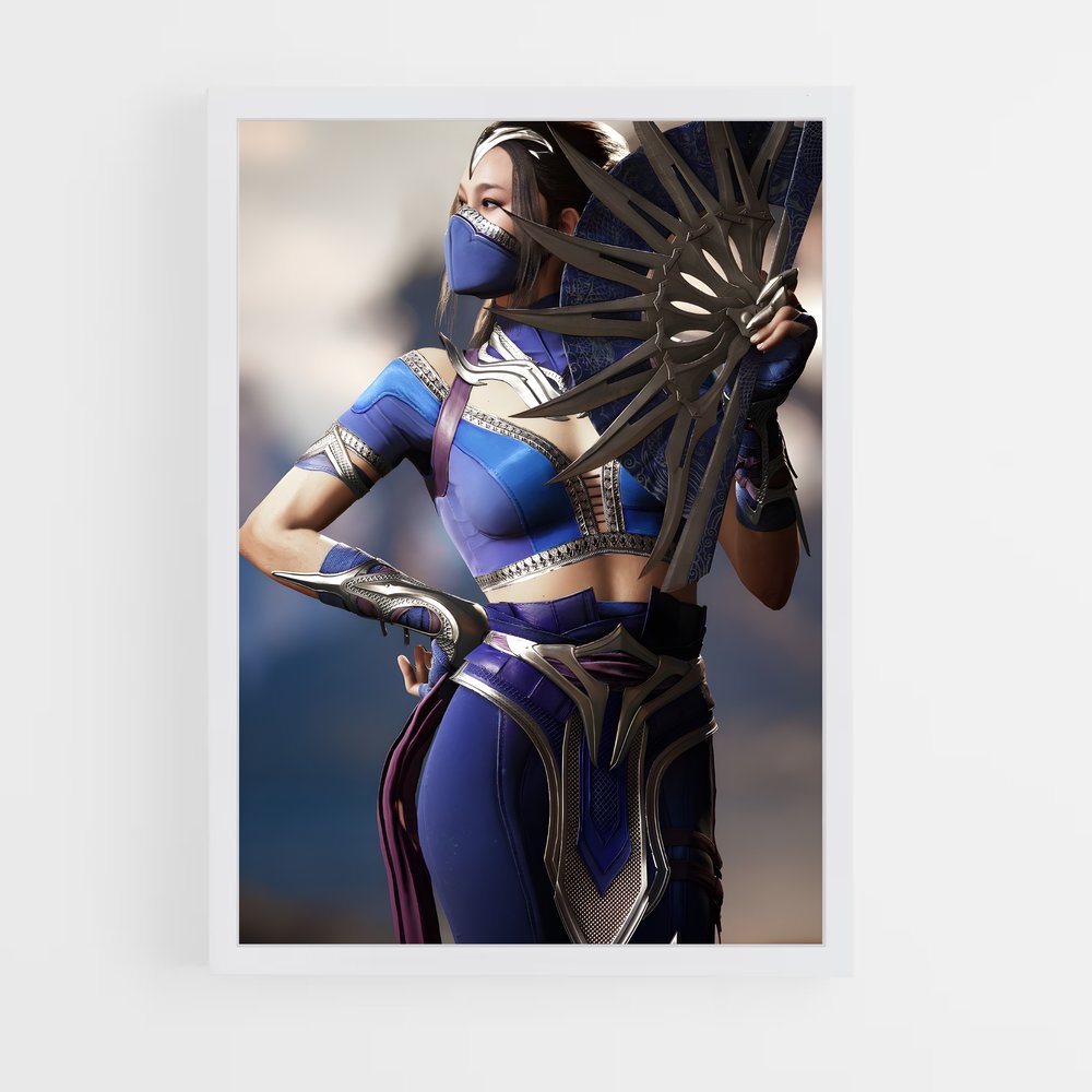 Poster Kitana Travers – affiche Mortal kombat (vue 3)