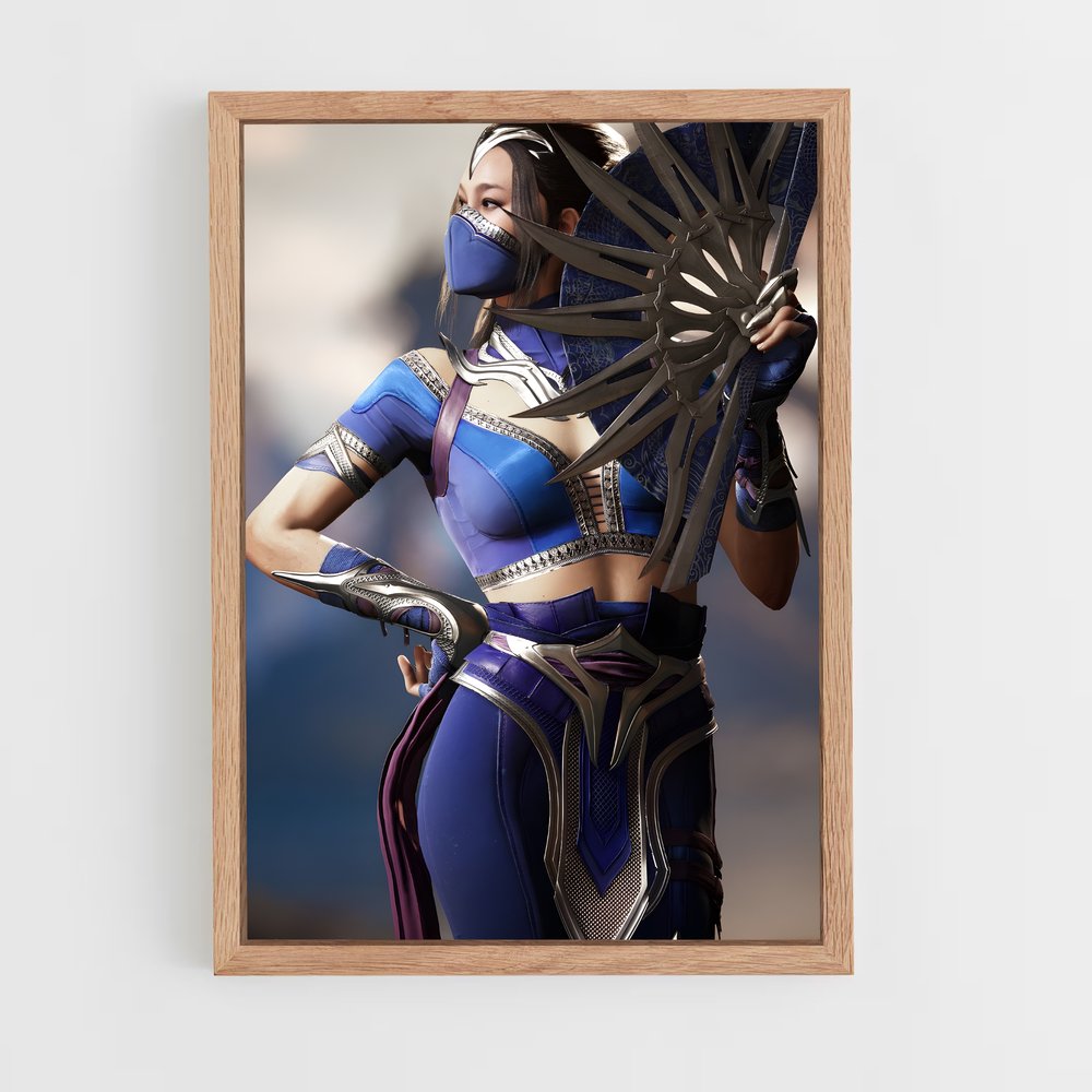 Poster Kitana Travers – affiche Mortal kombat (vue 4)