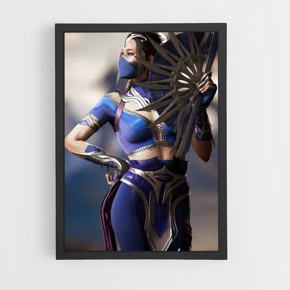 Poster Kitana Travers – affiche Mortal kombat (vue 2)