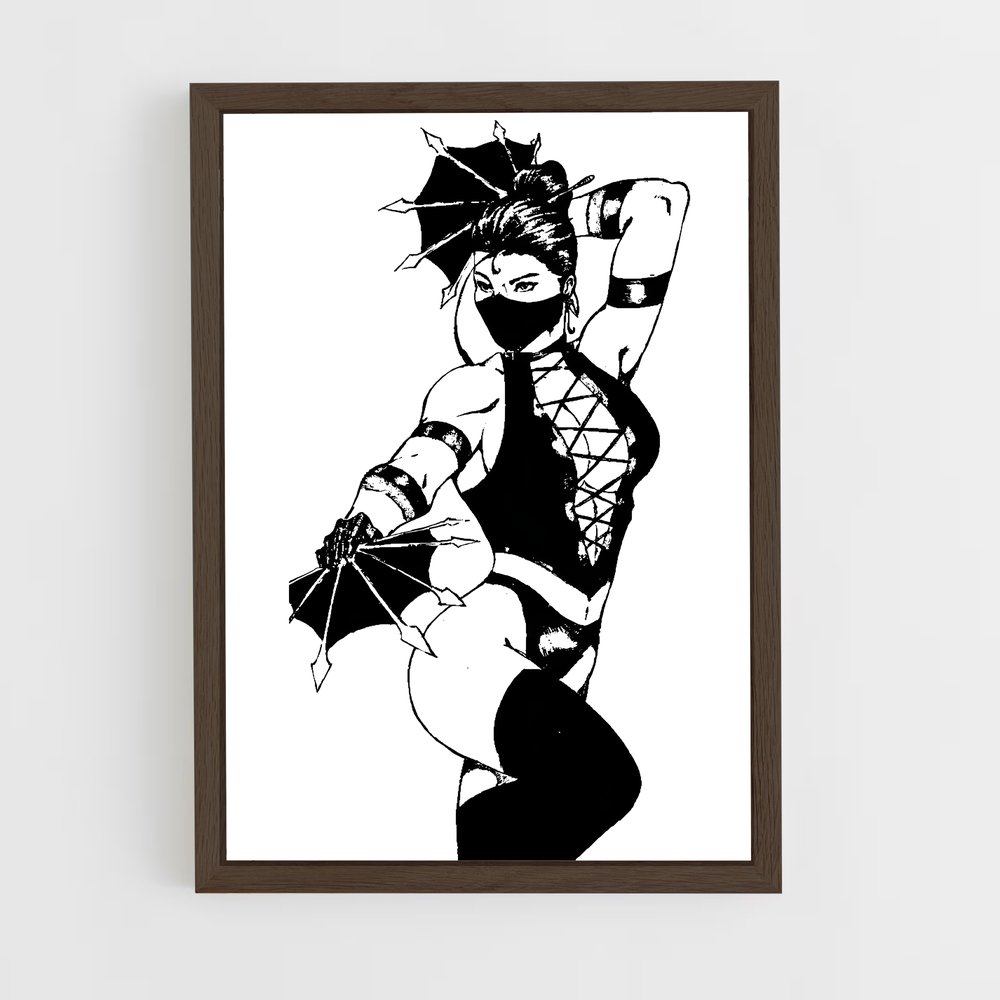 Poster Kitana Élégance sensualité – affiche Mortal kombat (vue 5)