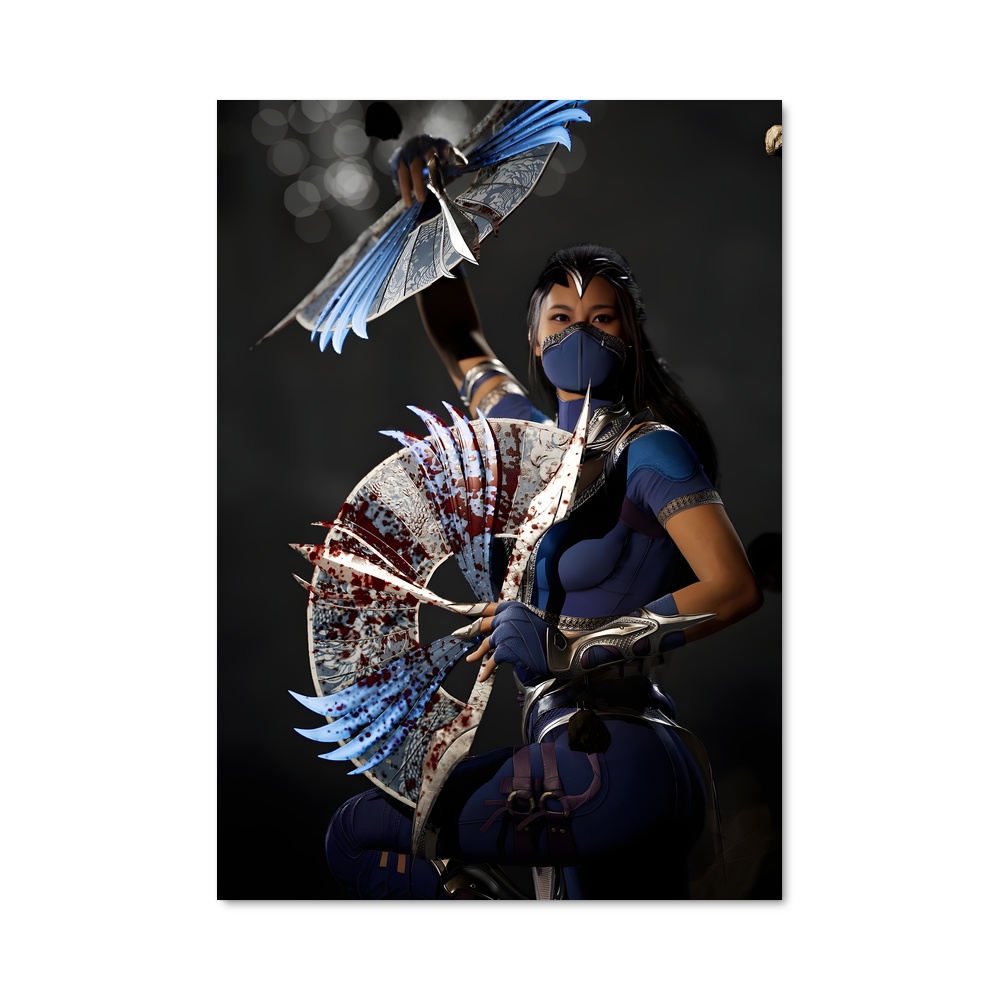 Poster Kitana danse – affiche Mortal kombat