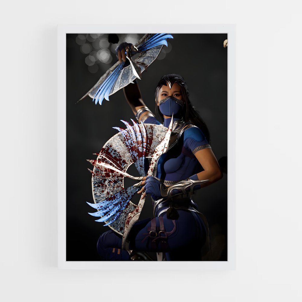 Poster Kitana danse – affiche Mortal kombat (vue 3)
