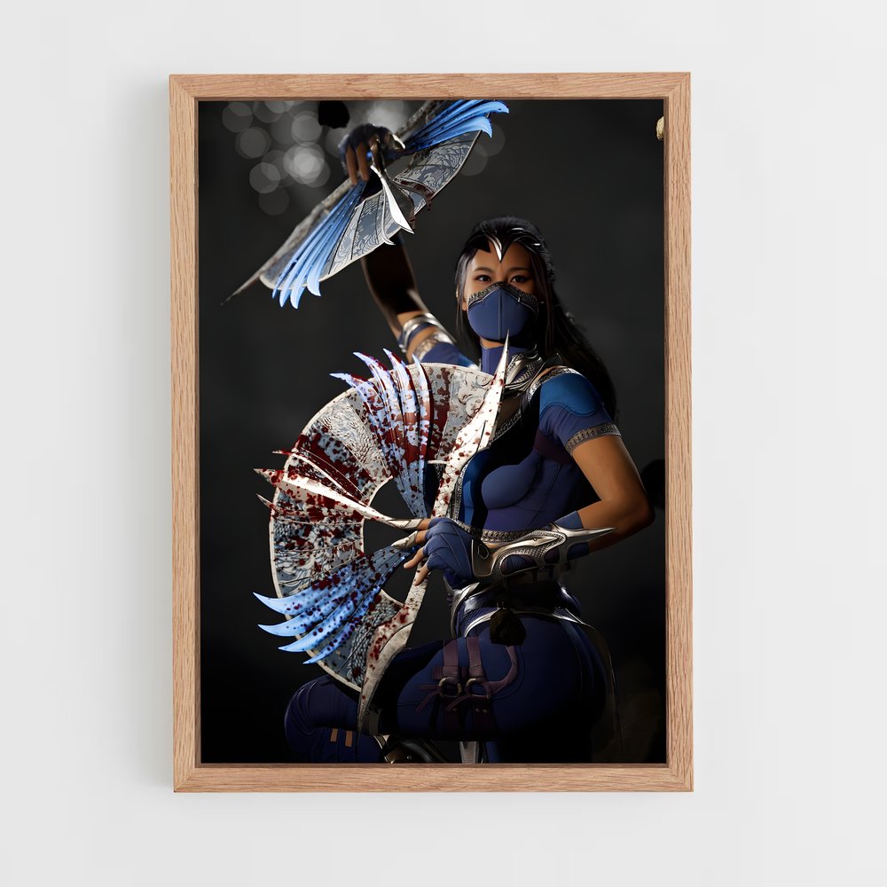 Poster Kitana danse – affiche Mortal kombat (vue 4)