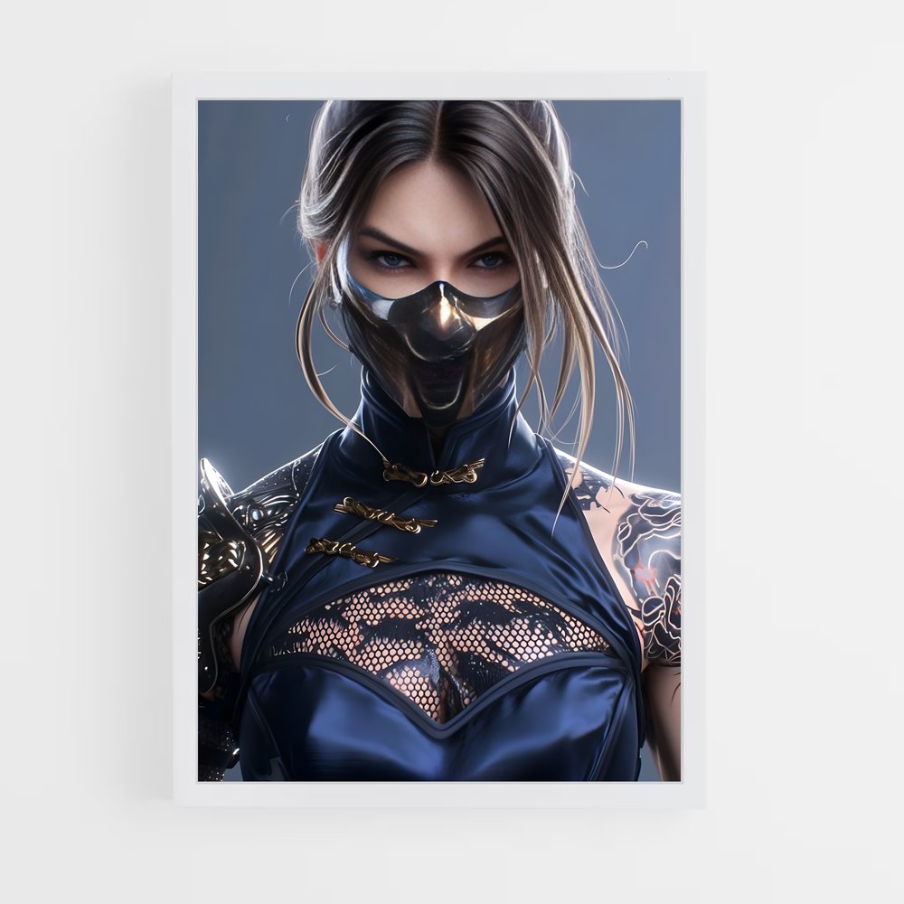 Poster Kitana Perçant – affiche Mortal kombat (vue 3)