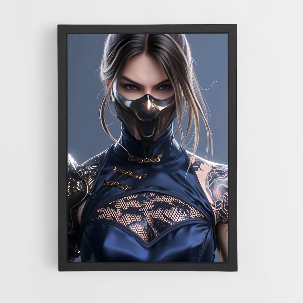 Poster Kitana Perçant – affiche Mortal kombat (vue 2)