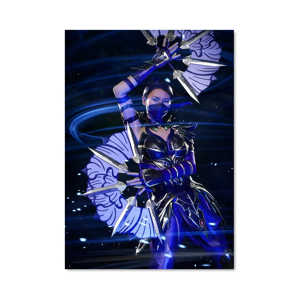 Poster Kitana rêves – affiche Mortal kombat