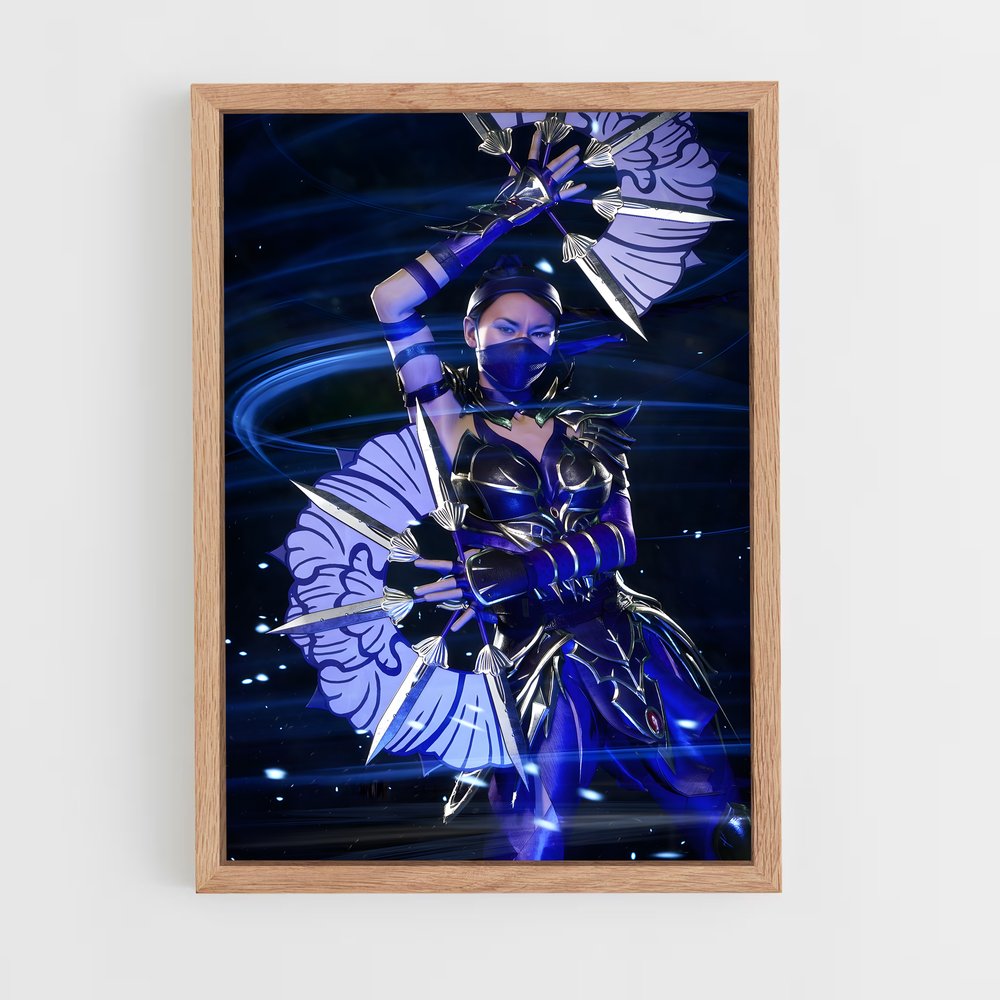 Poster Kitana rêves – affiche Mortal kombat (vue 4)